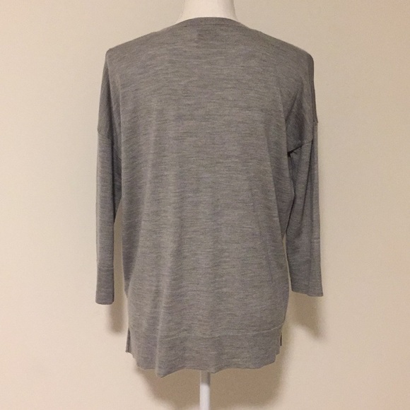 Frame Gray Wool/Cashmere Hi Lo Knit Top!! - Picture 3 of 5